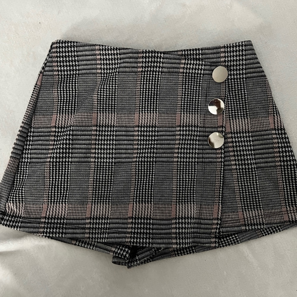 Pink and grey skirt